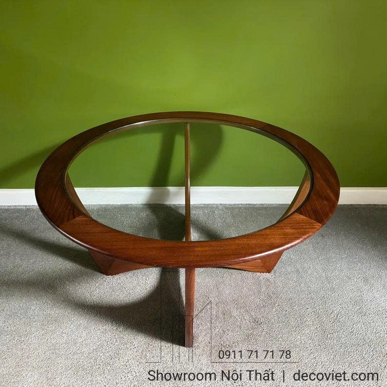 Bàn trà mặt kính sang trọng cho không gian tiếp khách