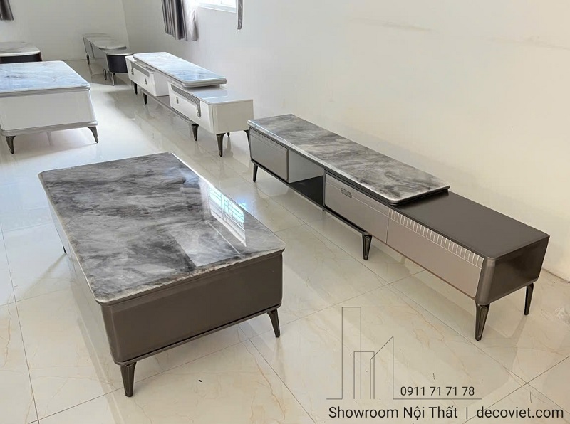 Bàn trà nhập khẩu mặt đá 88T kiểu dáng thanh lịch, bền chắc