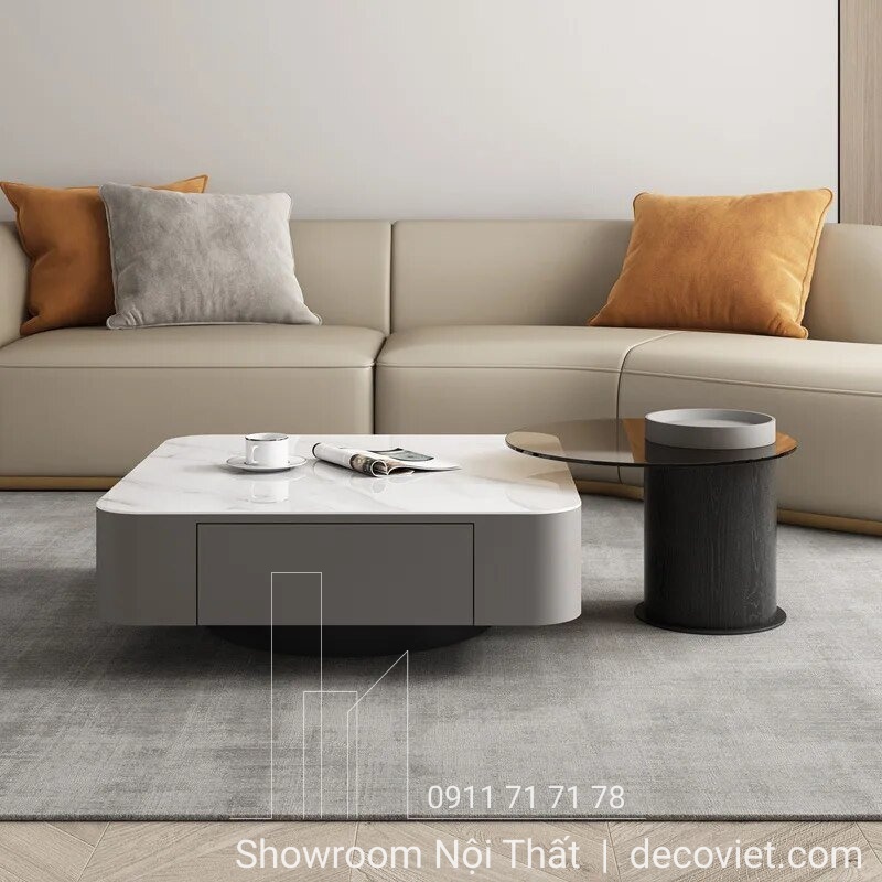 bàn sofa mặt đá nhập khẩu