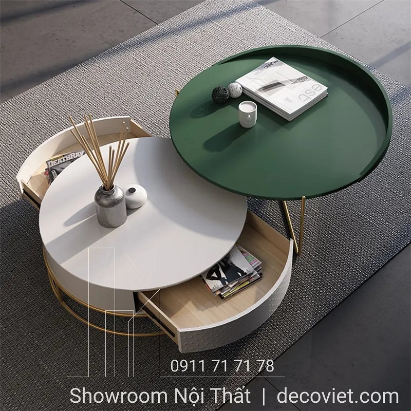cặp bàn sofa tròn giá rẻ