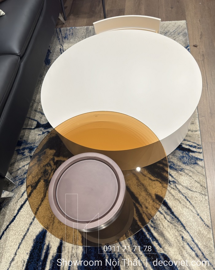 bàn trà đôi gỗ