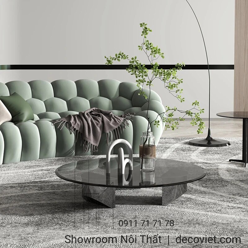 bàn trà tròn hiện đại giá rẻ