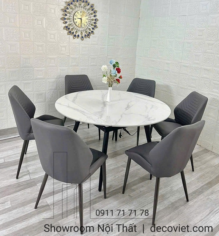 bàn ăn tròn gấp gọn thông minh