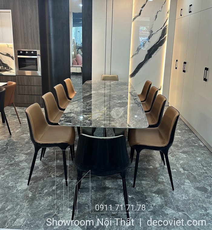 bàn ăn 10 ghế nhập khẩu