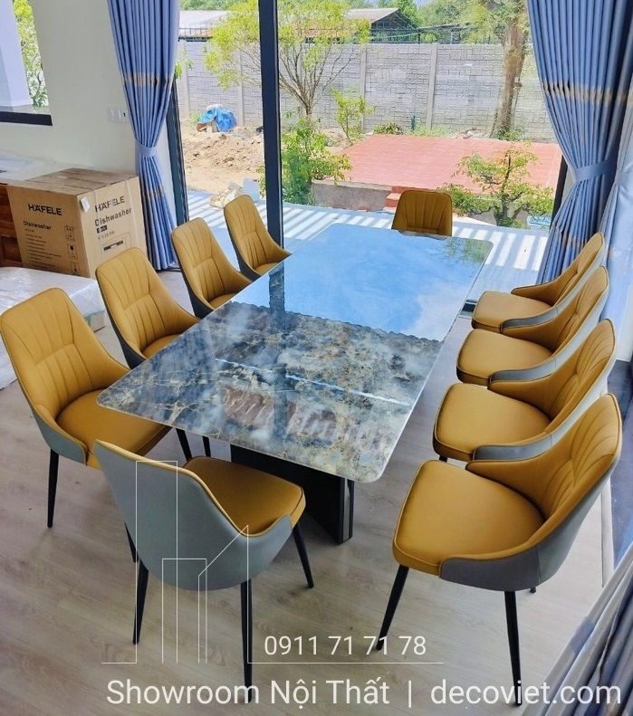 bộ bàn ăn 10 ghế giá rẻ