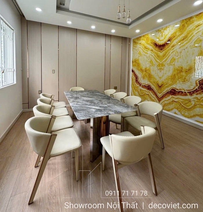 bàn ăn 10 ghế cao cấo