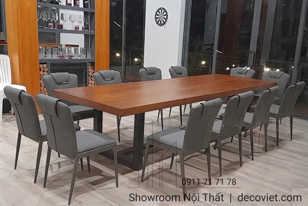 bàn ăn 12 ghế cao cấp