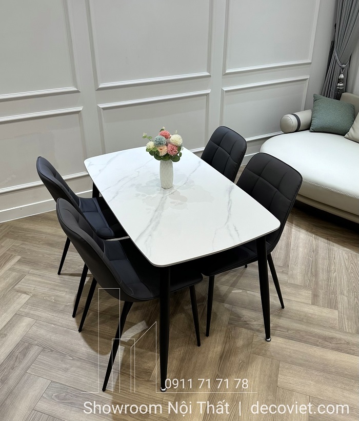 bộ bàn ăn 4 người nhỏ gọn