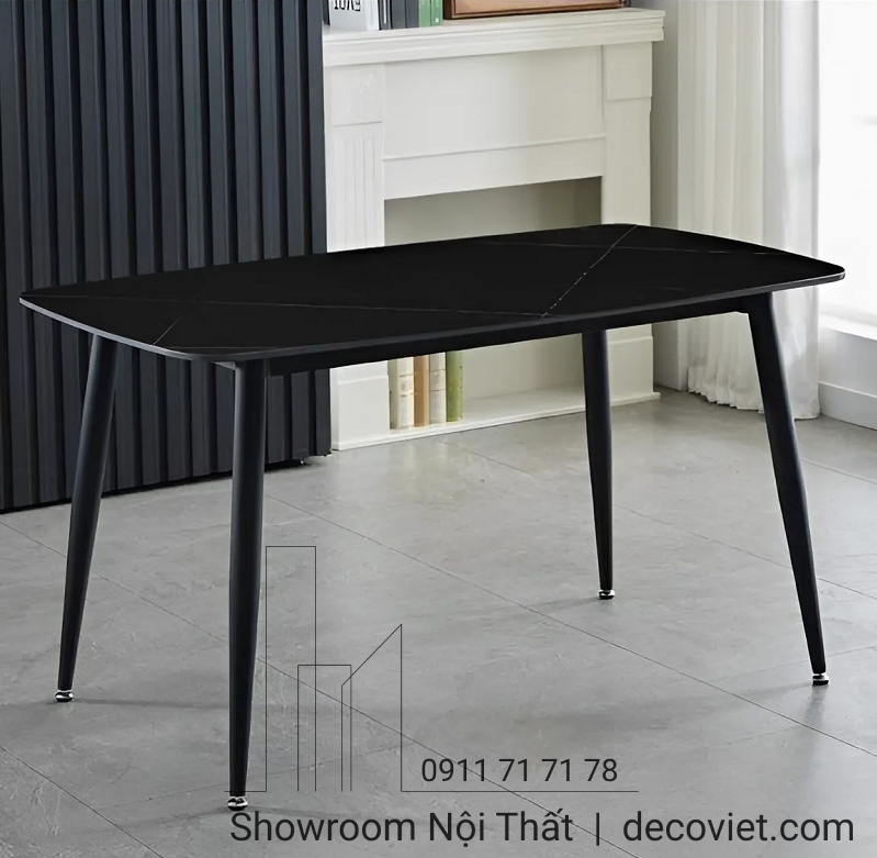 bộ bàn ăn mặt đá 1m2 hiện đại