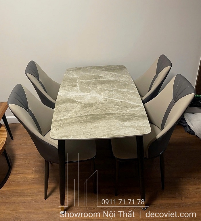 bàn ăn 4 ghế 1m2