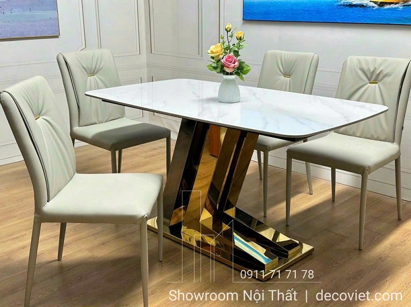 bộ bàn ăn 4 ghế giá rẻ