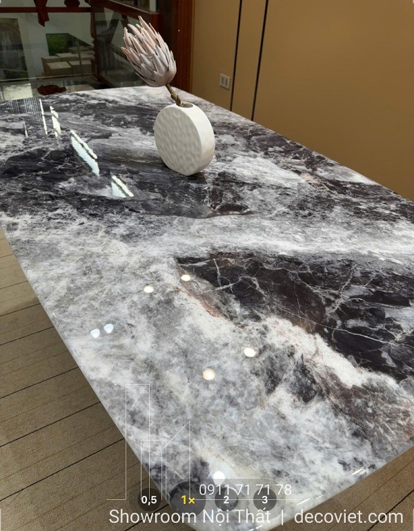 bàn ăn 4 ghế mặt đá cẩm thạch cao cấp