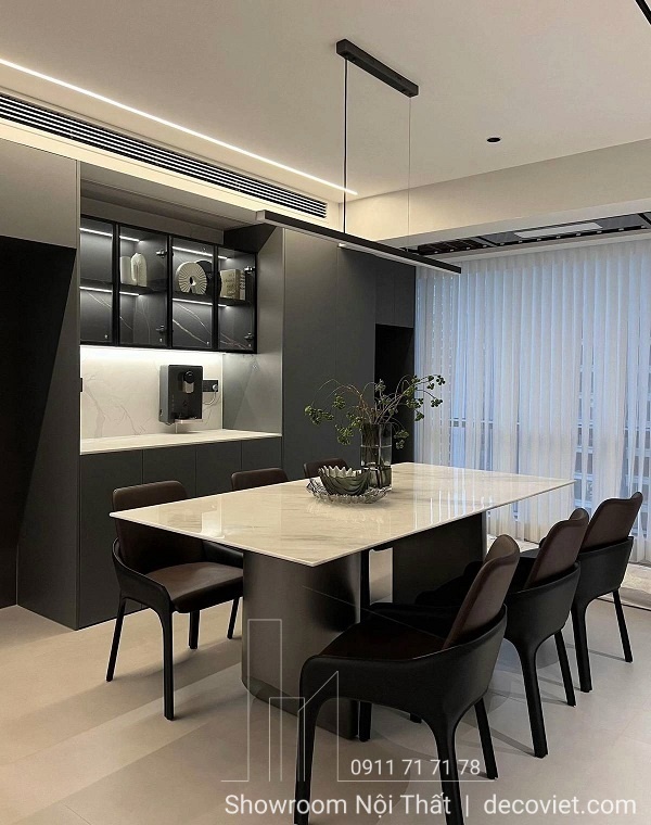 bộ bàn ăn 6 ghế cao cấp