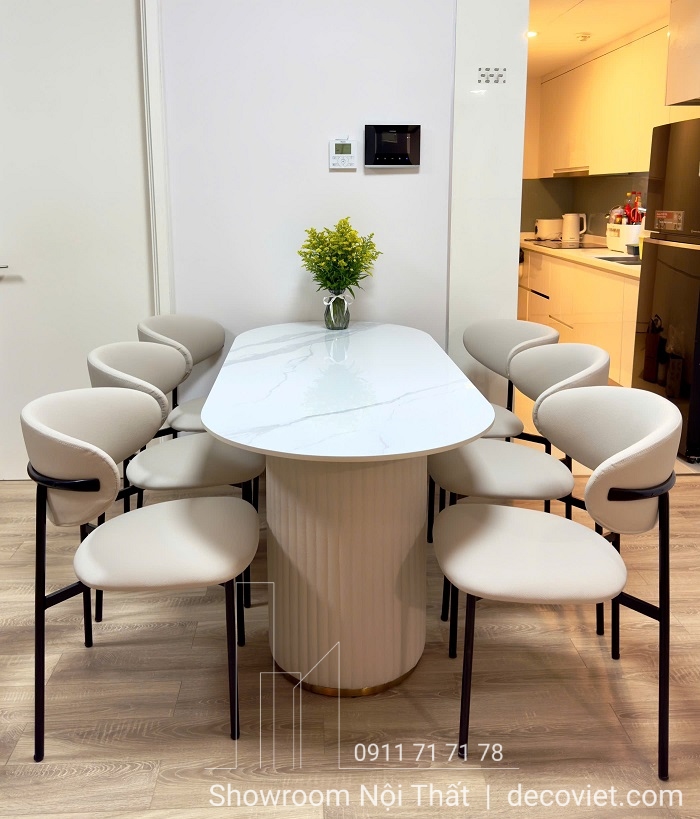 ghế ăn bọc da hiện đại