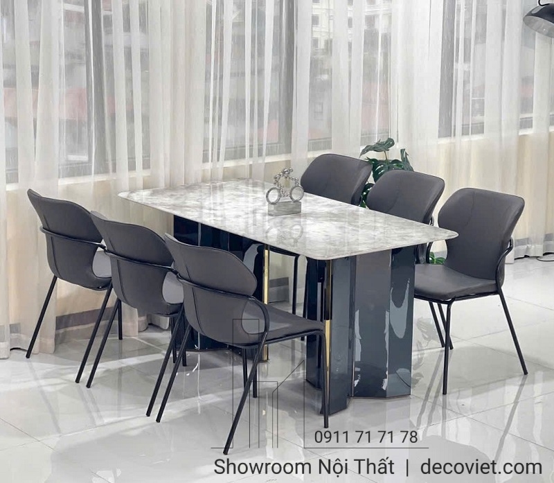 Thiết kế bàn ăn 6 ghế hiện đại, tối giản – thích hợp căn hộ chung cư, nhà phố