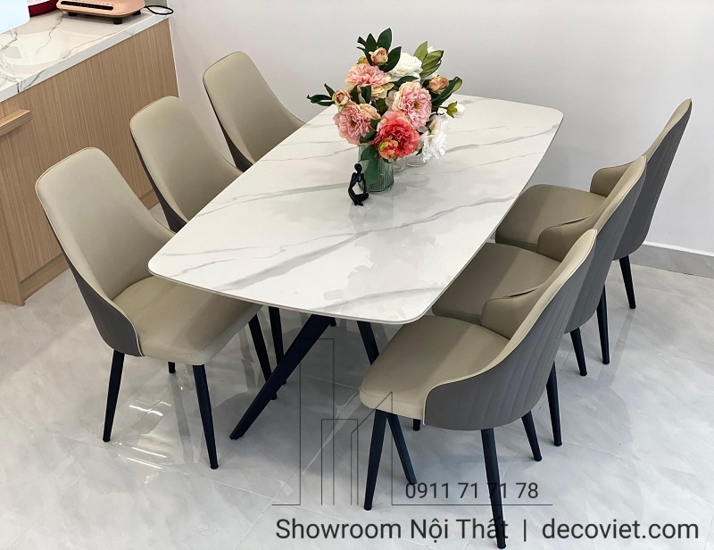 bộ bàn ăn 6 ghế hiện đại
