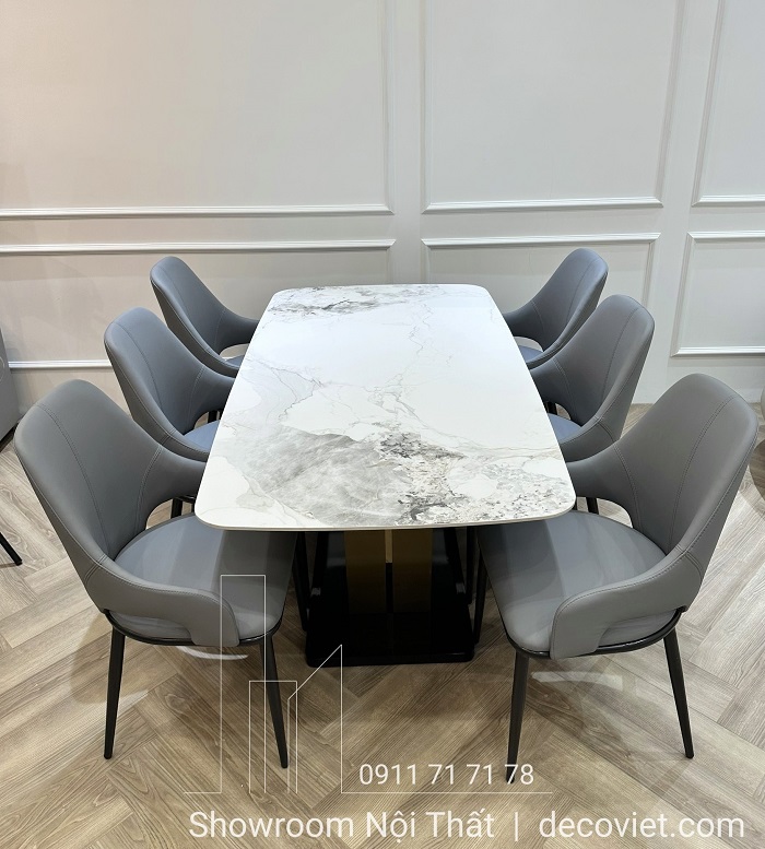 bộ bàn ăn 6 ghế nhập khẩu