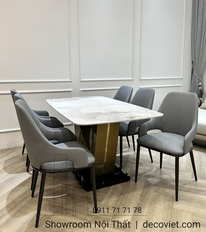 bộ bàn ăn 6 ghế cao cấp