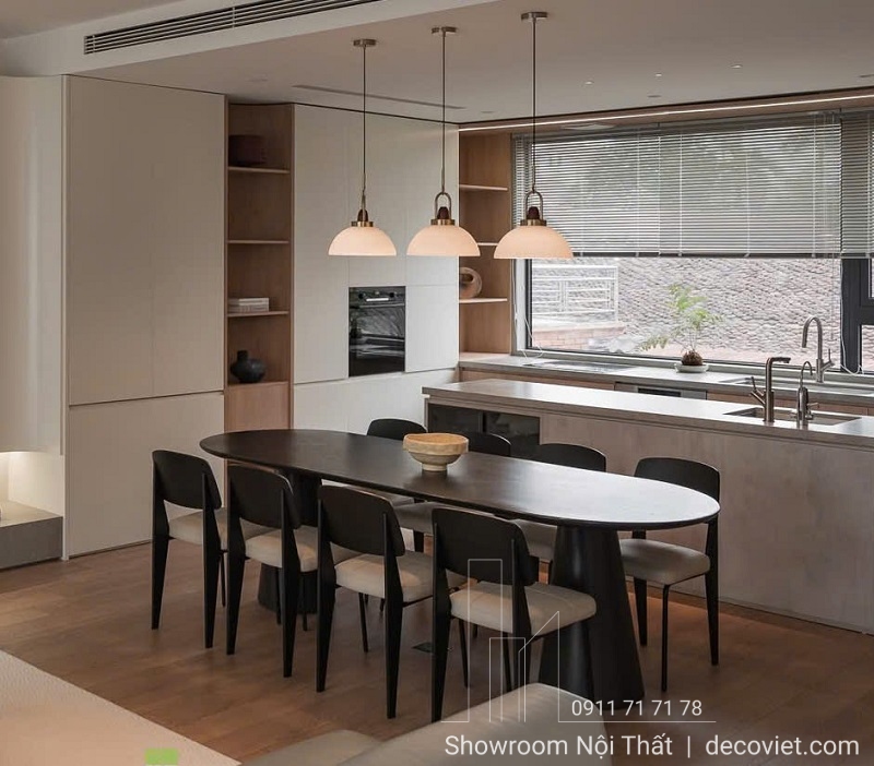 bộ bàn ăn 8 ghế gỗ