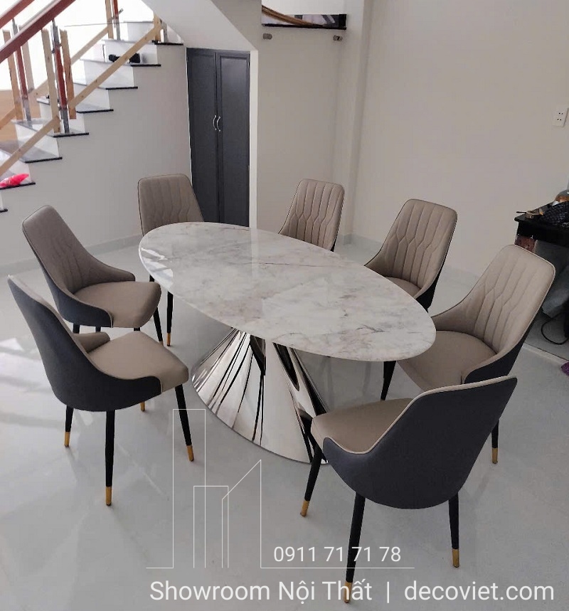 bộ bàn ăn 8 ghế cao cấp