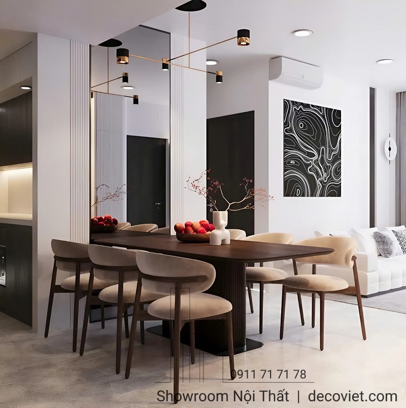 bàn ăn gỗ 6 ghế