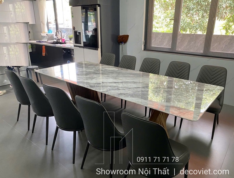 Bàn ăn mặt đá sang trọng cho không gian đẳng cấp