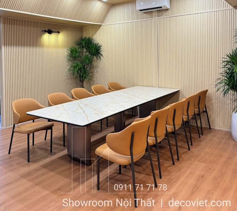 bàn ăn mặt đá 14 người nhập khẩu