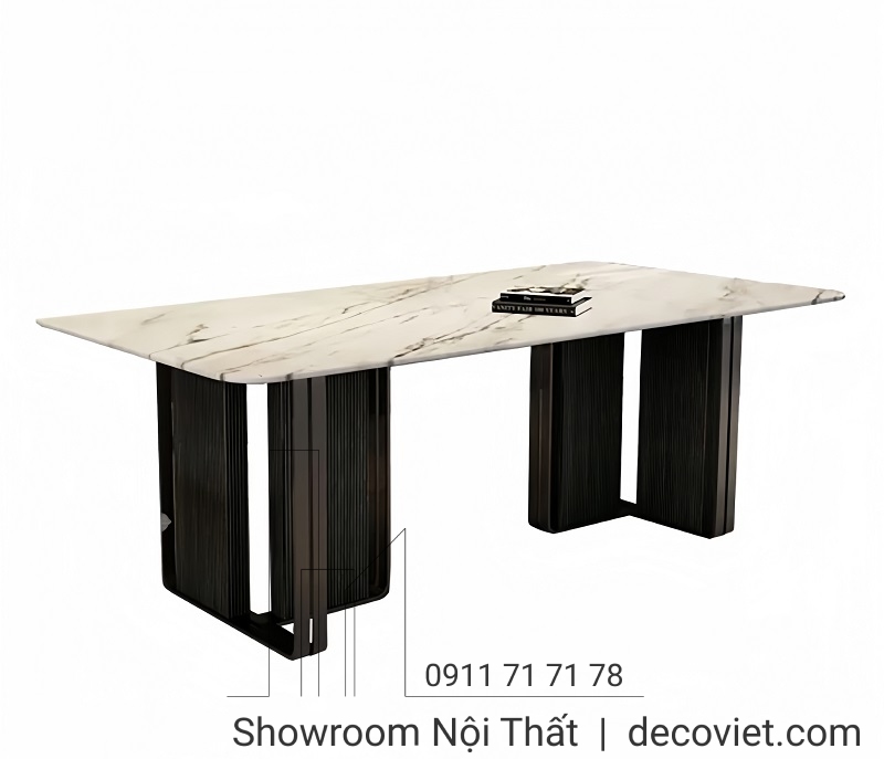 bàn ăn mặt đá 6 ghế