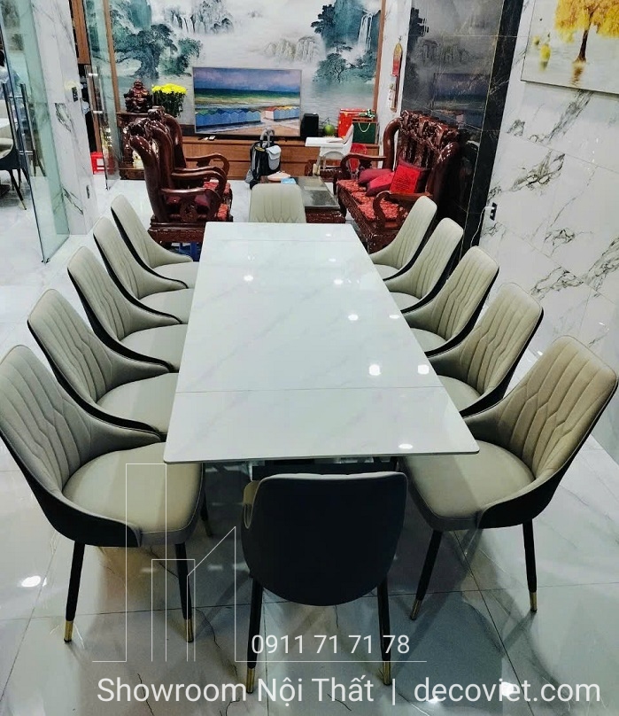 bàn ăn thông minh 12 ghế