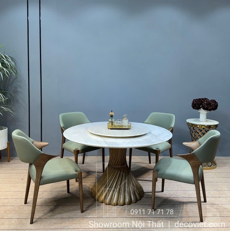 Bộ Bàn Ăn Tròn Cao Cấp Tại Hà Nội 2261S Mang Đến Không Gian Tiện Nghi