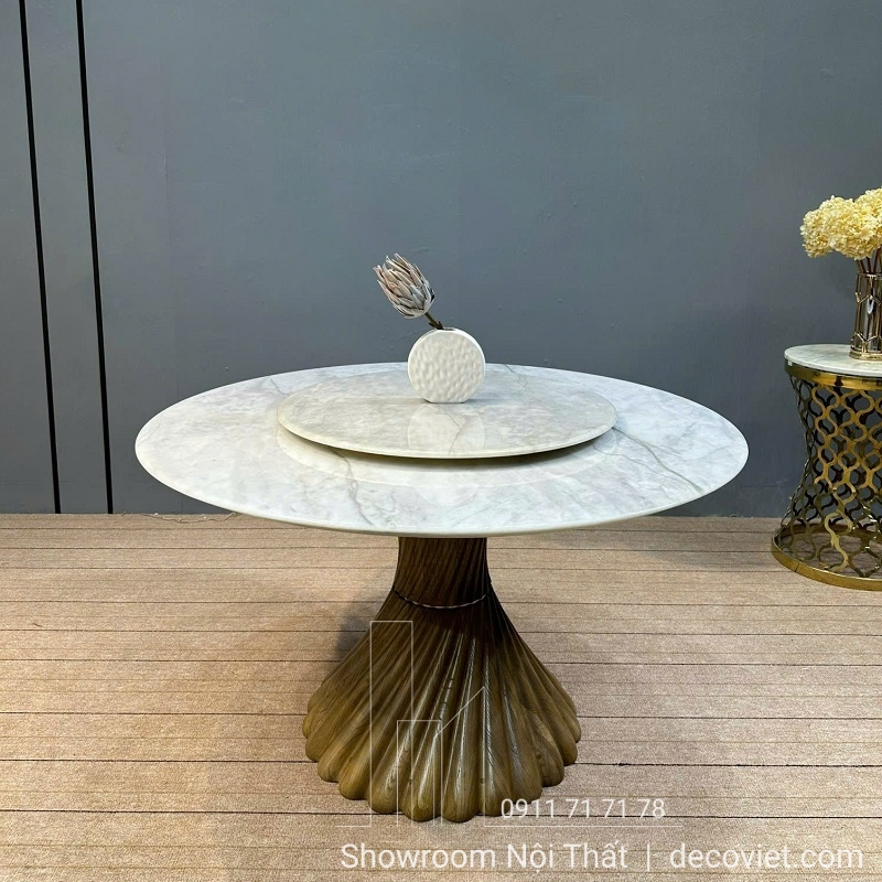 Bộ Bàn Ăn Tròn Cao Cấp Tại Hà Nội 2261S Giá Rẻ Đẳng Cấp