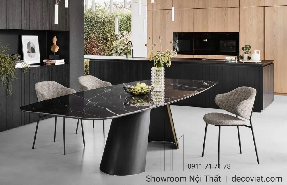 bàn ăn mặt đá nhập khẩu