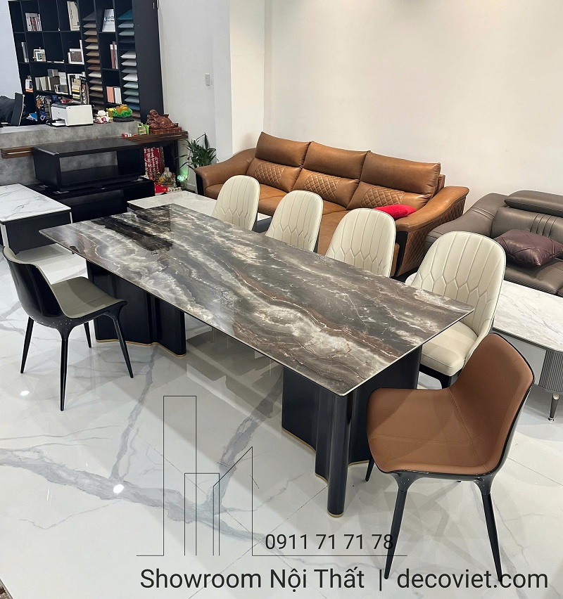 bàn ăn mặt đá cẩm thạch