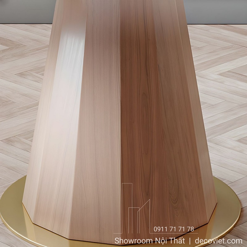 bàn ăn tròn gỗ đẹp cho phòng bếp hiện đại