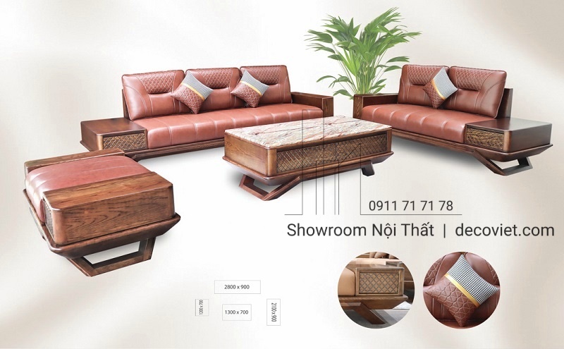 ghế sofa gỗ hiện đại