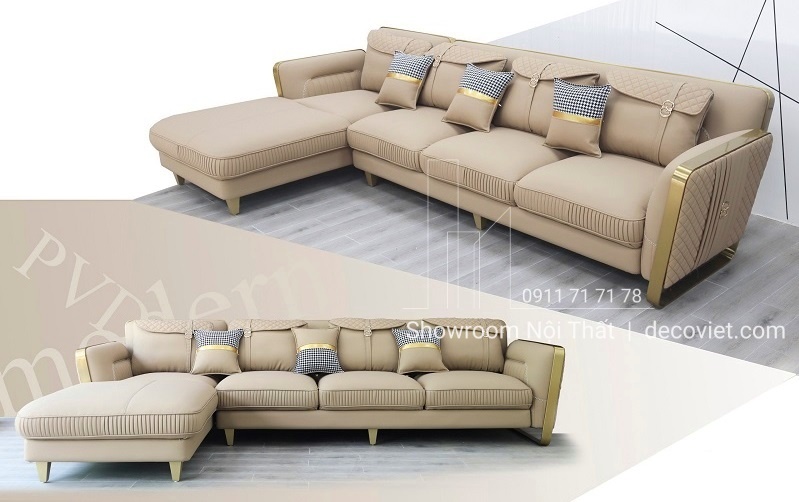 ghế sofa da cao cấp hiện đại
