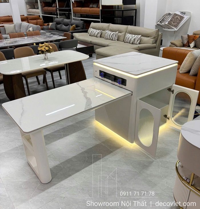 bàn đảo bếp thông minh tiết kiệm diện tích phòng bếp