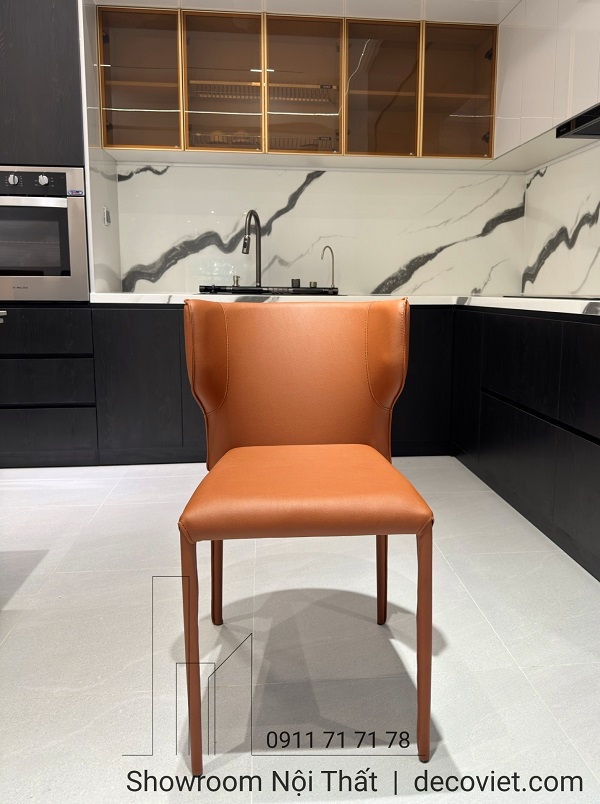 ghế bàn ăn bọc da