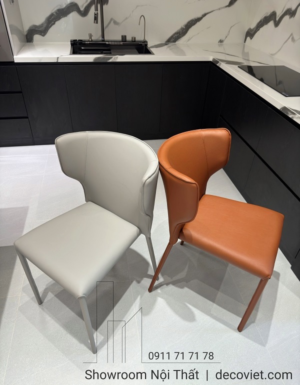 ghế ăn bọc da