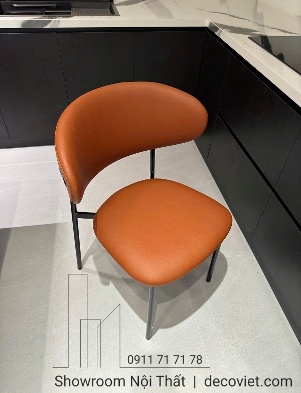 ghế ăn cao cấp bọc da
