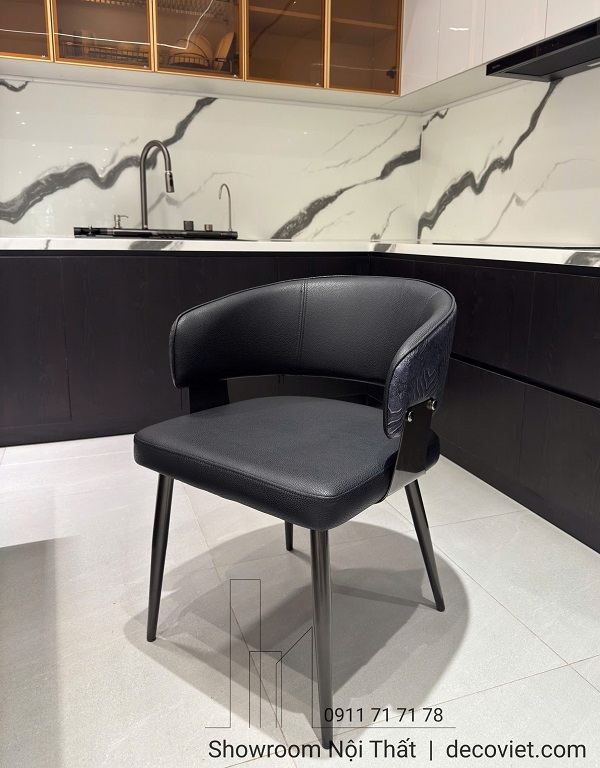 Ghế ăn 575S chân sắt sơn tĩnh điện chắc chắn, bền đẹp theo thời gian