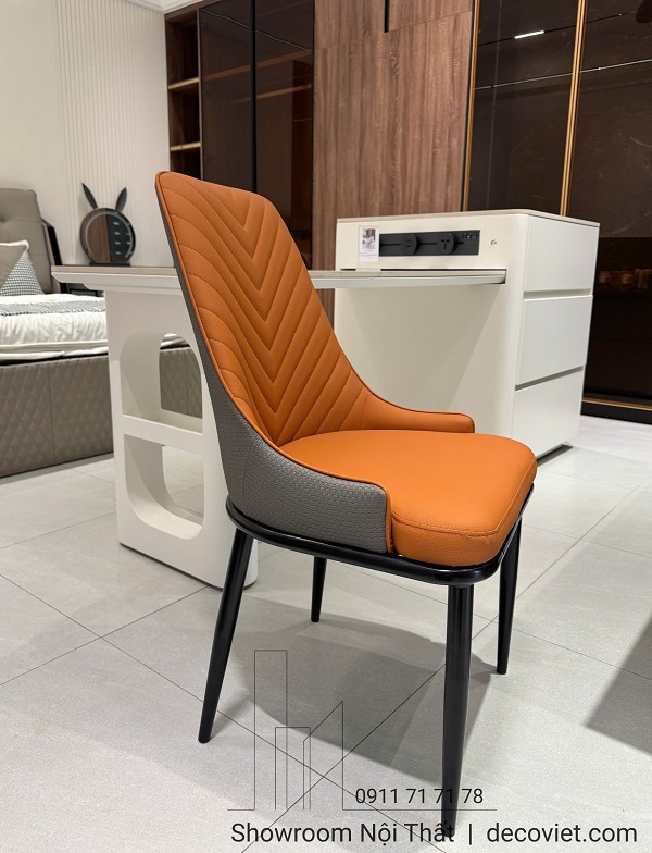 Ghế ăn bọc da phòng ăn giá rẻ, thiết kế đơn giản