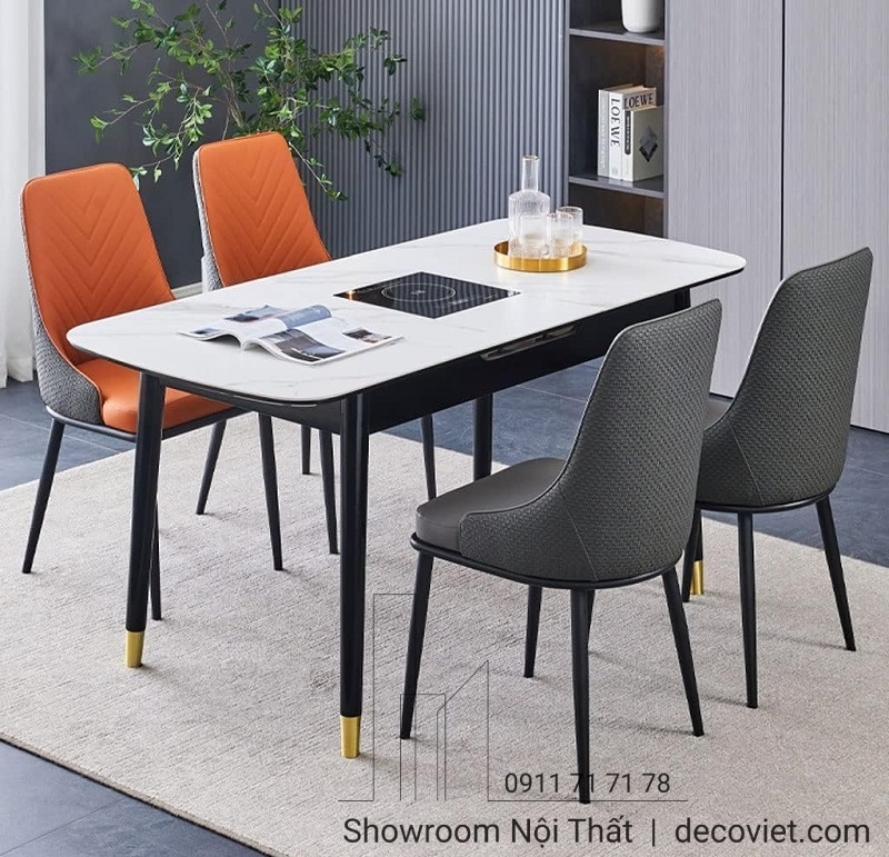 ghế ăn bọc da hiện đại