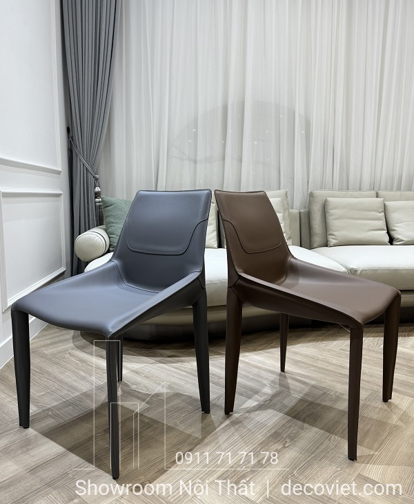 ghế ăn nhập khẩu bọc da