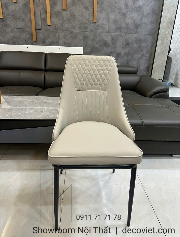 ghế bàn ăn bọc da
