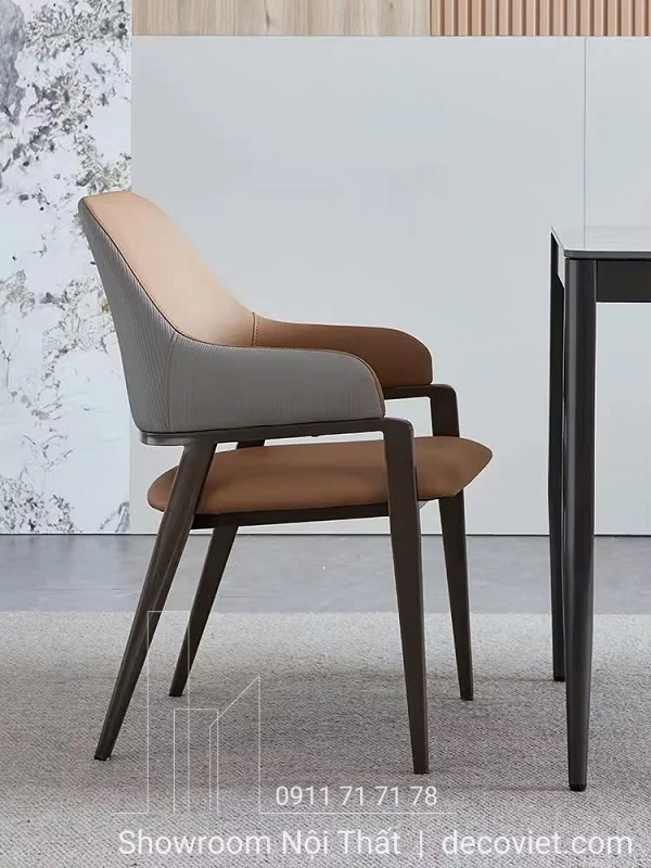 ghế ăn nhập khẩu bọc da