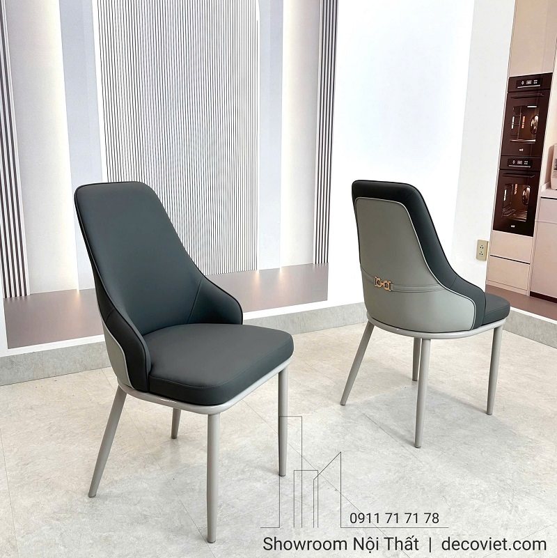 Ghế ăn nhập khẩu bọc da thiết kế hiện đại sang trọng