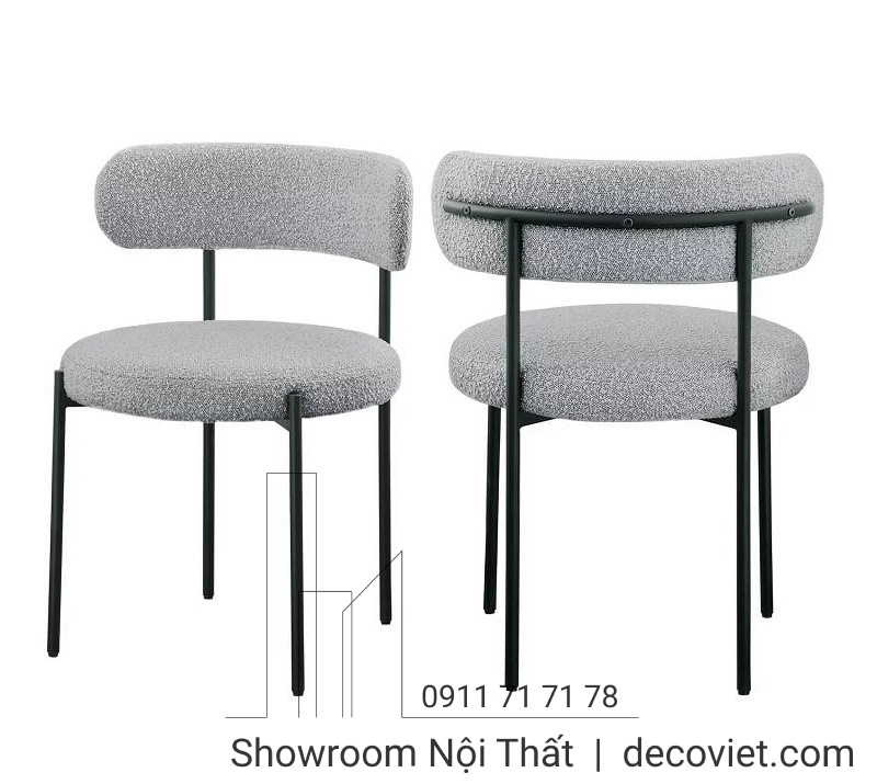 ghế ăn bọc vải hiện đại