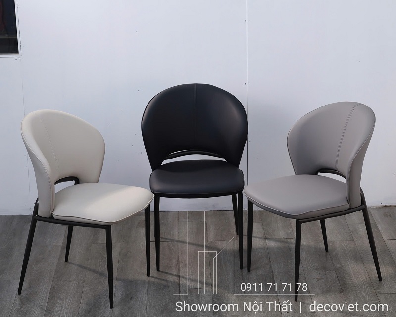 ghế ăn đẹp bọc da