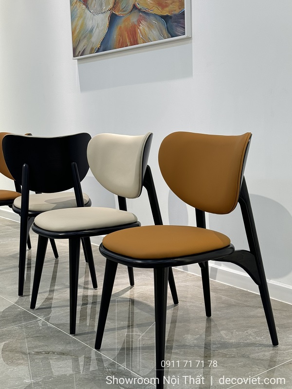 ghế ăn phòng bếp sang trọng bọc da cao cấp